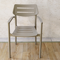 Fauteuil d'extérieur en plastique pour jardin, patio, balcon, café, cour, pelouse, restaurant, bistrot – Chaises multicolores en gros