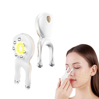Outil de massage Gua Sha ABS pour la maison, soin des yeux et du cou, appareil galvanique vibrant pour lifting du visage, correction du nez, masseur facial Gua Sha