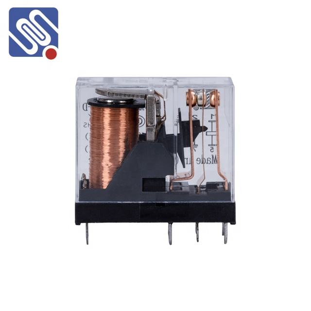 Meishuo MPS-124D-E-D Miniature 2A 8PIN 8A 10A 2B DPDT 6V 12V 24V 48VDC 110V 250VAC PCB Relay with High Power Sealed