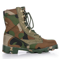Bottes tactiques Esing BJ458 toutes saisons, chaudes, montantes, à lacets, respirantes, pour hommes, bottes de désert, tige en polyester, semelle en caoutchouc