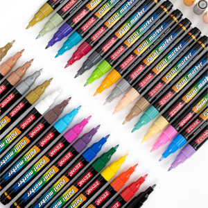 ZEYAR-bolígrafos de pintura acrílica, marcador de pintura a base de <span class=keywords><strong>agua</strong></span>, Punta extrafina, 32 colores, gran oferta de <span class=keywords><strong>Amazon</strong></span> - Product Image 5