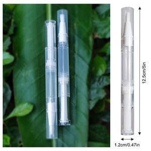 Wholesale Bling Silver <b>Gold</b> 2ml 4ml 5ml Plastic Empty Twist Nail Revitalizertrea Cuticle Oil Brush <b>Pen</b> Cosmetic Packaging Screen - Product Image 2