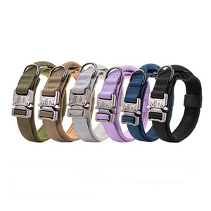 <strong>Tactical</strong> <strong>Dog</strong> <strong>Collar</strong> with Handle Adjustable <strong>Dog</strong> <strong>Collar</strong> with Heavy Duty Metal Buckle Control Handleand for <strong>Dog</strong> Training - Product Image 4