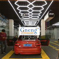 Lampu garasi ZT1048 lampu sorot mobil LED segi enam untuk langit-langit mobil showroom Teluk pemeliharaan