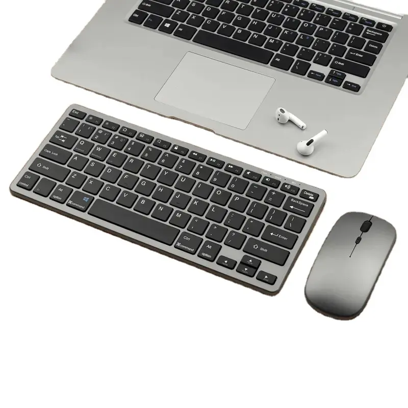 Tastiera e mouse con strass prezzo di fabbrica ricaricabile senza fili tastiera e mouse combo per laptop/PC
