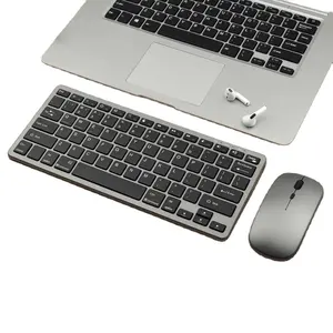 Rhinestone keyboard and mouse factory price rechargeable wireless keyboard and mouse combo for laptop/PC
