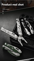 Mini ensemble multifonctionnel pour l'extérieur EDC Ciseaux industriels détachables pour le bricolage Couteau pliant d'urgence Multi-Use Multi-Tools for