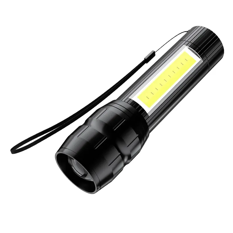 600 Lm Schlussverkauf niedriger Preis leistungsstarke zoomfähige hochwertige Mini-Taschenlampe wiederaufladbare Edc Led Cob-Taschenlampe Taschenlampen