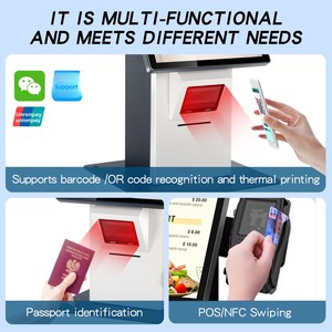 Quiosco Internacional de <span class=keywords><strong>Autoservicio</strong></span> con Pantalla Táctil, Multi-Montaje, para <span class=keywords><strong>Restaurantes</strong></span> en el Extranjero, Terminal de Pago Automático, Origen China - Product Image 2