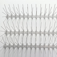 5 broches contrôle répulsif pour oiseaux acier Anti Pigeon Spike dissuasifs Anti-escalade sécurité mur pointes d'oiseaux