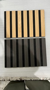 OEM Design moderno pannello di <span class=keywords><strong>parete</strong></span> acustica in <span class=keywords><strong>legno</strong></span> in fibra di poliestere striscia insonorizzata curvo per lo spazio ufficio <span class=keywords><strong>rivestimento</strong></span> murale - Product Image 6