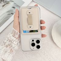 Einzelhülle für iPhone 17/16/15/14/13/12: Modische Aluminium-Brieftaschenhülle mit Kartenhalter, stoßfest und RFID-blockierend