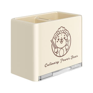 Support mural de cuisine multifonctionnel rectangulaire Culinary Power Bear pour épices, couteaux et contenants alimentaires - Product Image 1