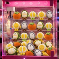 Lot de peluches mignonnes Kawaii de 24 cm en forme de mini maïs jaune, prix pour machine à griffes et jeux d'arcade