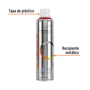 Maestro con 48 unità di vernice Spray, rosso, lattina sottile, 400 ml, Truper - Product Image 2