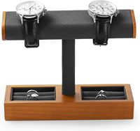 Youpin High-End Massief Hout Horloge Opbergrek Zwart Walnoot Horloge Display Rack Houder Creatieve Sieraden Armband Rack