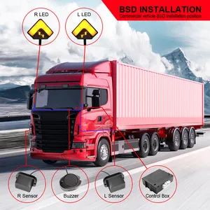For Commercial Vehicle 24ghz Microwave BSD Blind Spot Monitor System
