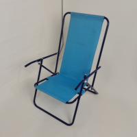 Chaise en métal 2 positions pliable réglable en hauteur pliable Camping plage sac à dos Brésil