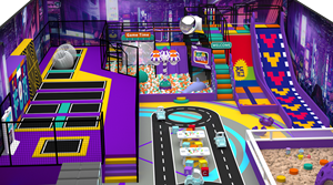 QiaoQiao - Parque de Trampolines Personalizado para Interiores, Nuevo Diseño para Niños - Product Image 2