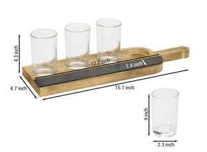 Bán Sỉ Ly Nếm Bia Theo Yêu Cầu Chất Lượng Cao Với Giá Đỡ Bằng Gỗ Bảng Bay Bia - Product Image 6