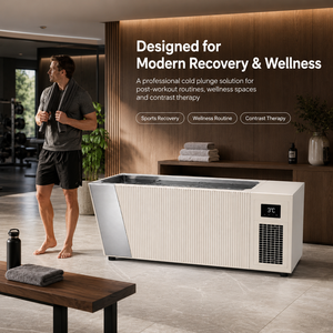 Bain froid de bien-être en acier inoxydable avec système de refroidissement intégré pour usage commercial - Product Image 4