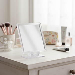 High Quality Modern Plastic Square Stand <b>Mirror</b> Medium Size for Vanity <b>Tabletop</b>-Low Price Offer - Product Image 3