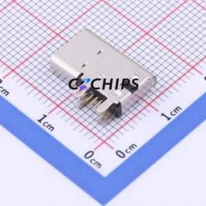 MC-710 USB Connector Through hole Component (THT) Connector Type-C USB 3.1 Female Side Insert - Product Image 2