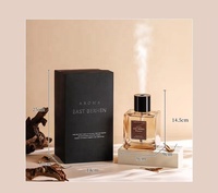 Diffuseur d'huiles essentielles d'aromathérapie sans alcool en verre, longue durée (120-180 jours), désodorisant, parfum d'intérieur pour la maison