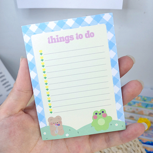 Màu Nước Để Làm Danh Sách Mini Kawaii In Logo In Chú Ý Ghi Chú <span class=keywords><strong>Memo</strong></span> <span class=keywords><strong>Pad</strong></span> - Product Image 2