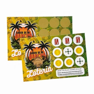 Cartes à gratter personnalisées, cartes de jeu promotionnelles, cartes à offrir, cartes de révélation de <span class=keywords><strong>prix</strong></span>, campagne marketing pour les entreprises - Product Image 1