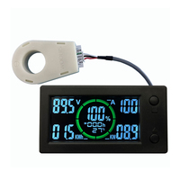 DC 0 ~ 300V Monitor Baterai Hall Coulomb Tester Digital Voltmeter Ammeter Kapasitas Daya Listrik AH Voltage Meter