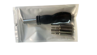 Tournevis de sécurité 4 embouts en 1 pour réparation 3,8 mm 4,5 mm pour consoles rétro Nintendo NGC SFC N64 SEGA GameBoy NES SENS