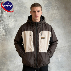 Veste à capuche à demi-zip pour homme, design personnalisé, nouvelle arrivée, coupe-vent imperméable, veste de randonnée pour l'extérieur - Product Image 1