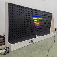 Panneau interactif Pixel Art de qualité supérieure Bonhong Mur de chevilles en acrylique lumineux pour aire de jeux intérieure pour enfants