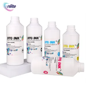 Enlite cmyk white ink for dtg inks price direct to garment for epson DX5 DX6 DX7 DX9 F2000 I3200 4720 R1390 XP600 L1800 L800