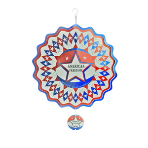 Jardín viento SPINNER Día DE LA Independencia 4 de Julio Decoración patriótica spinner de viento automático - Product Image 3
