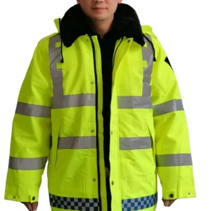 Custom Logo Winter Reflective Waterproof Coat Detachable High Long Special Operations Rain Suit Support-Disposable Windproof