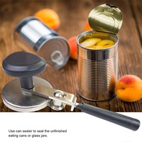 Scelleuse manuelle en métal pour boîtes de conserve, dispositif de sertissage rond pour boîtes, outil manuel de scellage par pression pour bocaux de cuisine