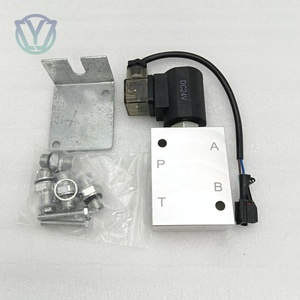 Vanne Solénoïde Modifiée 34EA-91720, Ensemble de Vanne Solénoïde pour Excavatrice R210-5 R220-5 R210-7 R220-7 EC210 - Product Image 1