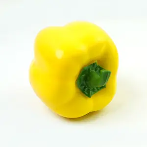 सीएक्सक्यूडी स्पॉट बेल पेपर मॉडल नकली सब्जी फोम लाल हरा पीला प्रोप