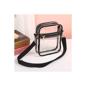 Pvc Cosmetic Bag With Zipper Closure Portable Travel Storage <b>Case</b> For Makeup And Beauty Products <b>Medium</b> Size Modern Design - Product Image 3
