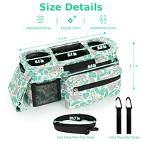 Sac de rangement universel isotherme pour biberons, sac de voyage extérieur pour bébé, sac de poussette, organisateur de poussette pour bébé