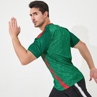 Le dernier maillot de football original du Mexique, Coupe d'Amérique, manches courtes, Camiseta De Football, vente en gros, respirant, vêtements de football mexicains