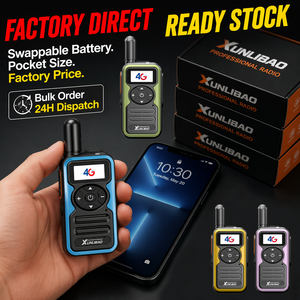 XUNLIBAO D8 Mini 4G LTE PoC Walkie Talkie con Batería Extraíble, 6 Colores, Envío Rápido, Sin Tarifa de Plataforma, Tipo-C para Negocios - Product Image 1