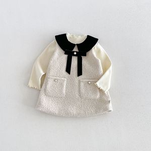 <span class=keywords><strong>Vestito</strong></span> Invernale in Stile Coreano per <span class=keywords><strong>Bambina</strong></span>, Design <span class=keywords><strong>Principessa</strong></span>, in Lana d'Agnello Ispessita, Gilet e Abito in Un Unico Pezzo, Design Carino per Bambini - Product Image 2
