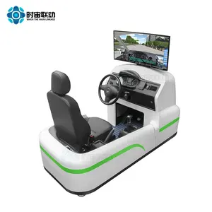 Simulateur de conduite de voiture scène réelle formation de voiture école de conduite équipement d'acceptation machine d'entraînement grand écran Profitez de la voiture d'entraînement