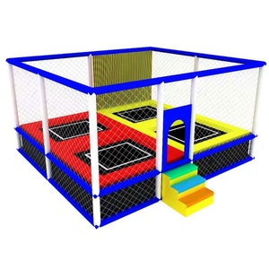 Trampoline commercial en plastique pour adultes, équipement de parc d'attractions intérieur, couleur et logo personnalisés, haute capacité, fitness - Product Image 5