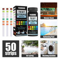 7In1 piscine PH Test papier Portable dureté piscine nettoyant accessoires bandelette de Test pour chlore PH valeur