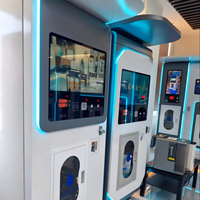 Distributeur d'eau multi-paiements (pièces, billets, carte, NFC sans contact) en libre-service, kiosque d'eau purifiée par osmose inverse 24h/24, extérieur, OEM