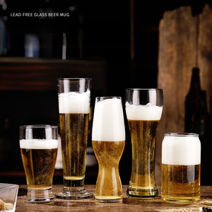 แก้วเบียร์,แก้วเป่าแก้วคริสตัลสำหรับบาร์แก้ววิสกี้ข้าวสาลี - Product Image 5